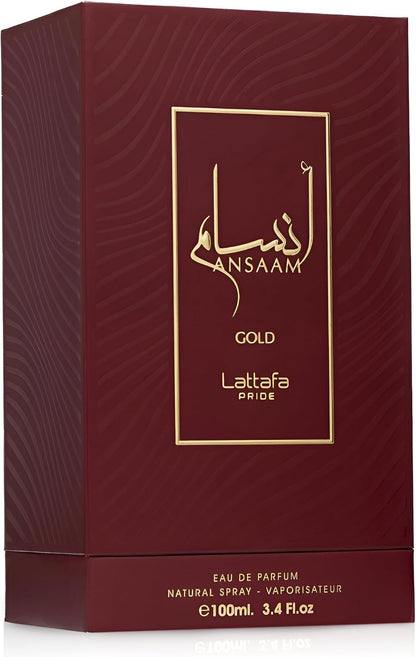 Lattafa Pride Ansaam Gold 100Ml Edp Spray - Unisex