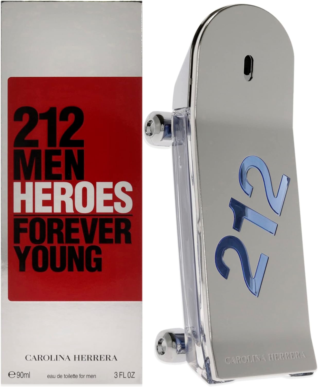 212 Men Heroes Caballero Carolina Herrera 90 ml Edt Spray - PriceOnLine