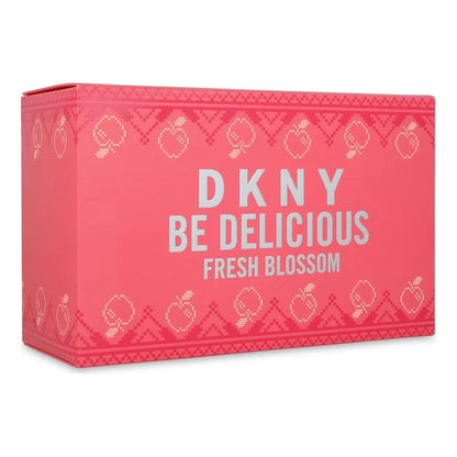 Donna Karan Set Be Delicious Fresh Blossom 3Pzs 100Ml Edp Spray/ 125Ml Body Mist/ Bolso Pequeño - Mujer