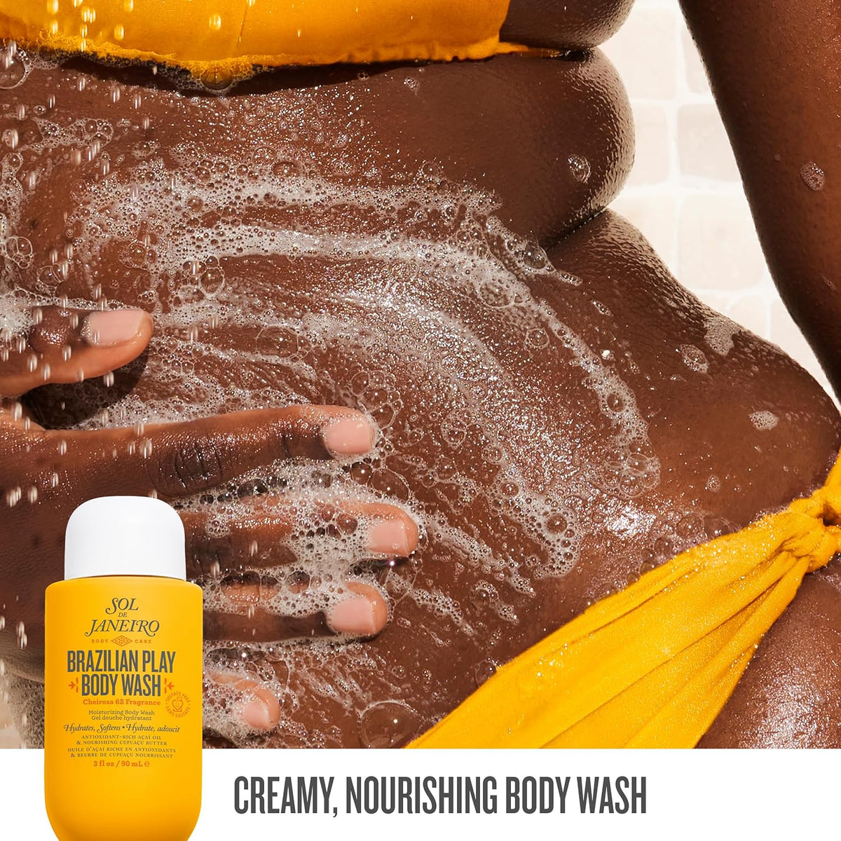 Set Sol De Janeiro Sumer Cheirosa 62 30Ml Body Mist Spray/ Bum Bum Cream 50Ml/ Play Body Wash 90Ml - Unisex