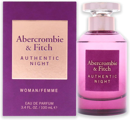Abercrombie & Fitch Authentic Night Woman 100Ml Edp Spray - Mujer