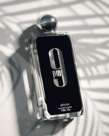 Afnan 9pm Eau de Parfum 100 ml para Hombre - Fragancia Ámbar Vainilla con Notas de Manzana y Canela