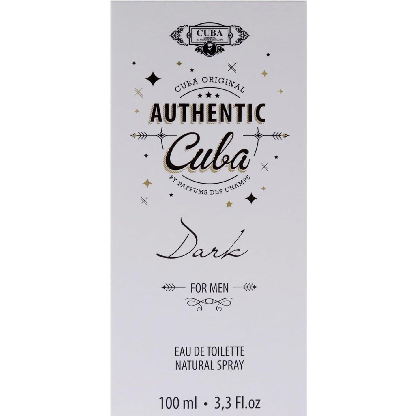 Authentic Cuba Dark Des Champs 100 ml Edt Spray - Hombre
