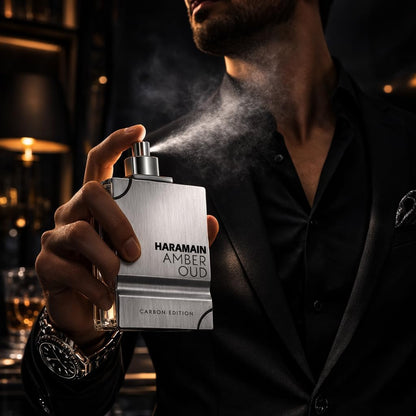 Haramain Amber Oud Carbon Edition Unisex Al Haramain 100 ml Edp Spray - Hombre