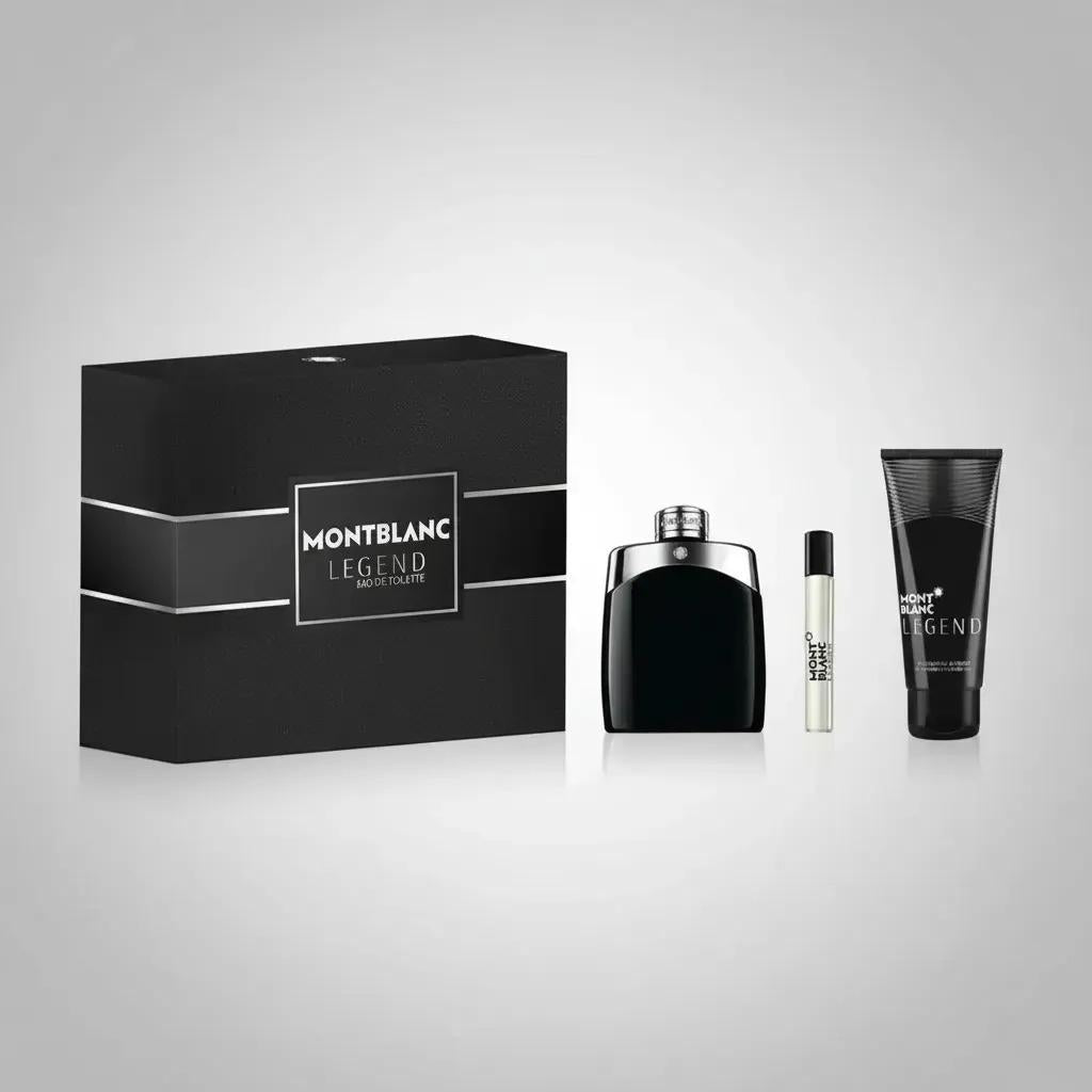 Montblanc Set Montblanc Legend 3Pzs 100Ml Edt Spray/ Desodorante Stick 75G/ 7.5Ml Edt Spray - Hombre