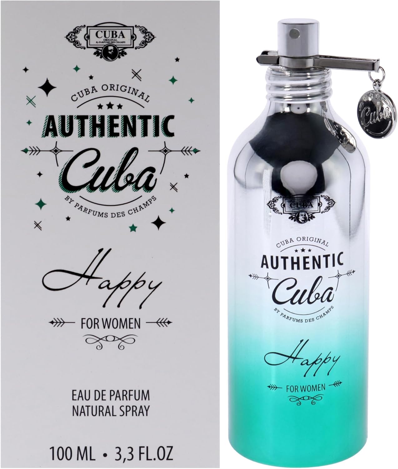 Authentic Cuba Happy Des Champs 100 ml Edp Spray - Mujer