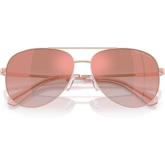 Lentes Michael Kors Rose Gold 0MK117211086F58 - Mujer