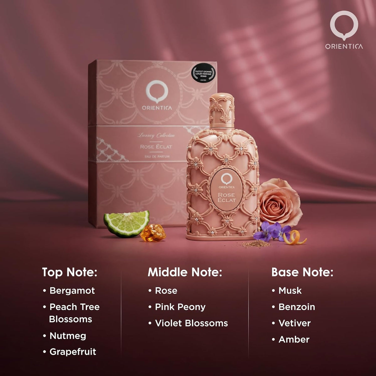 Orientica Rose Eclat Luxury Collection 80 ml Edp Spray - Mujer