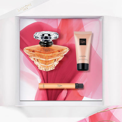 Lancome Set Perfume Tresor 3Pzs 100Ml Edp Spray /Body Lotion 50Ml/ 10Ml Edp Spray - Mujer