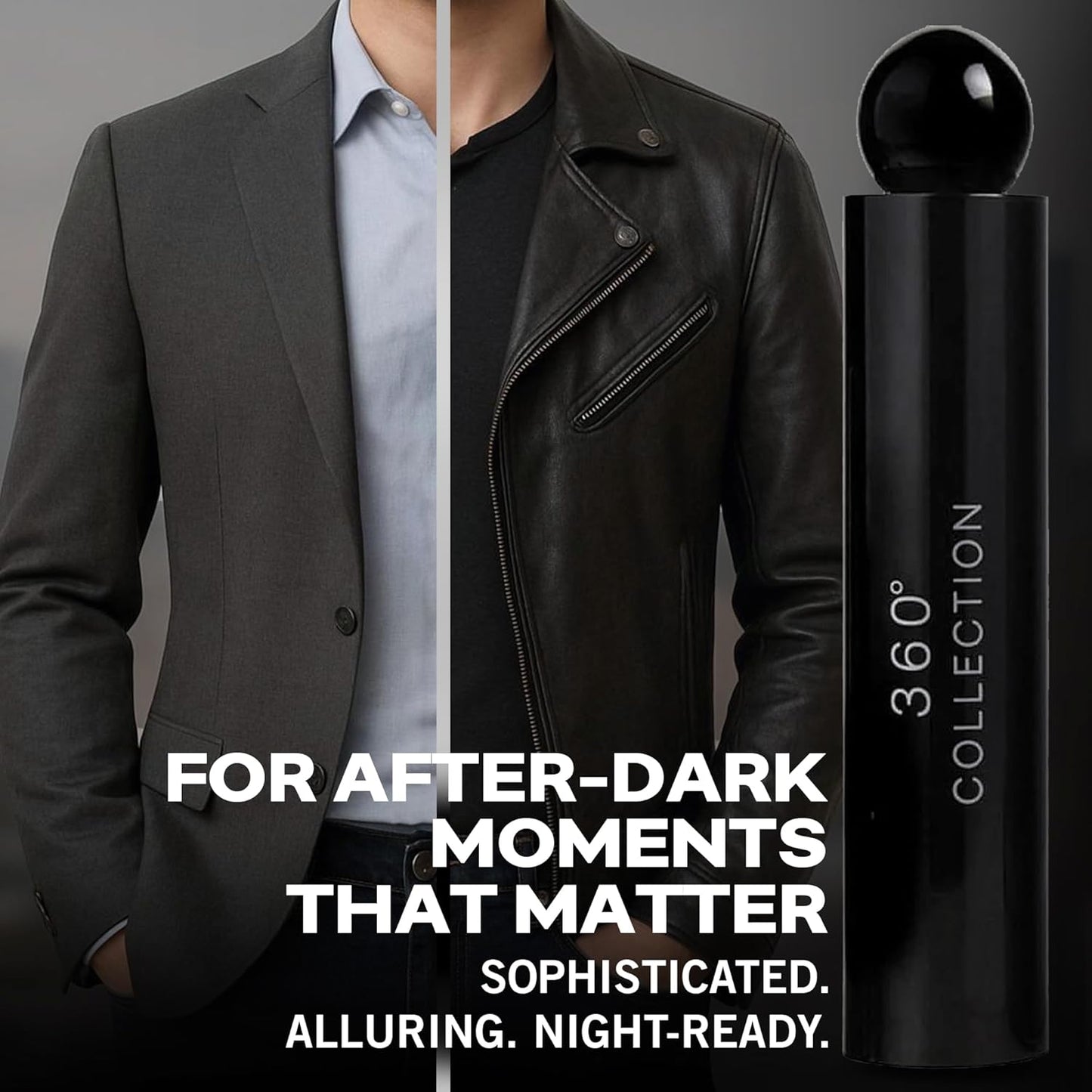 360 Collection Noir Perry Ellis 100 ml Edt Spray - Hombre