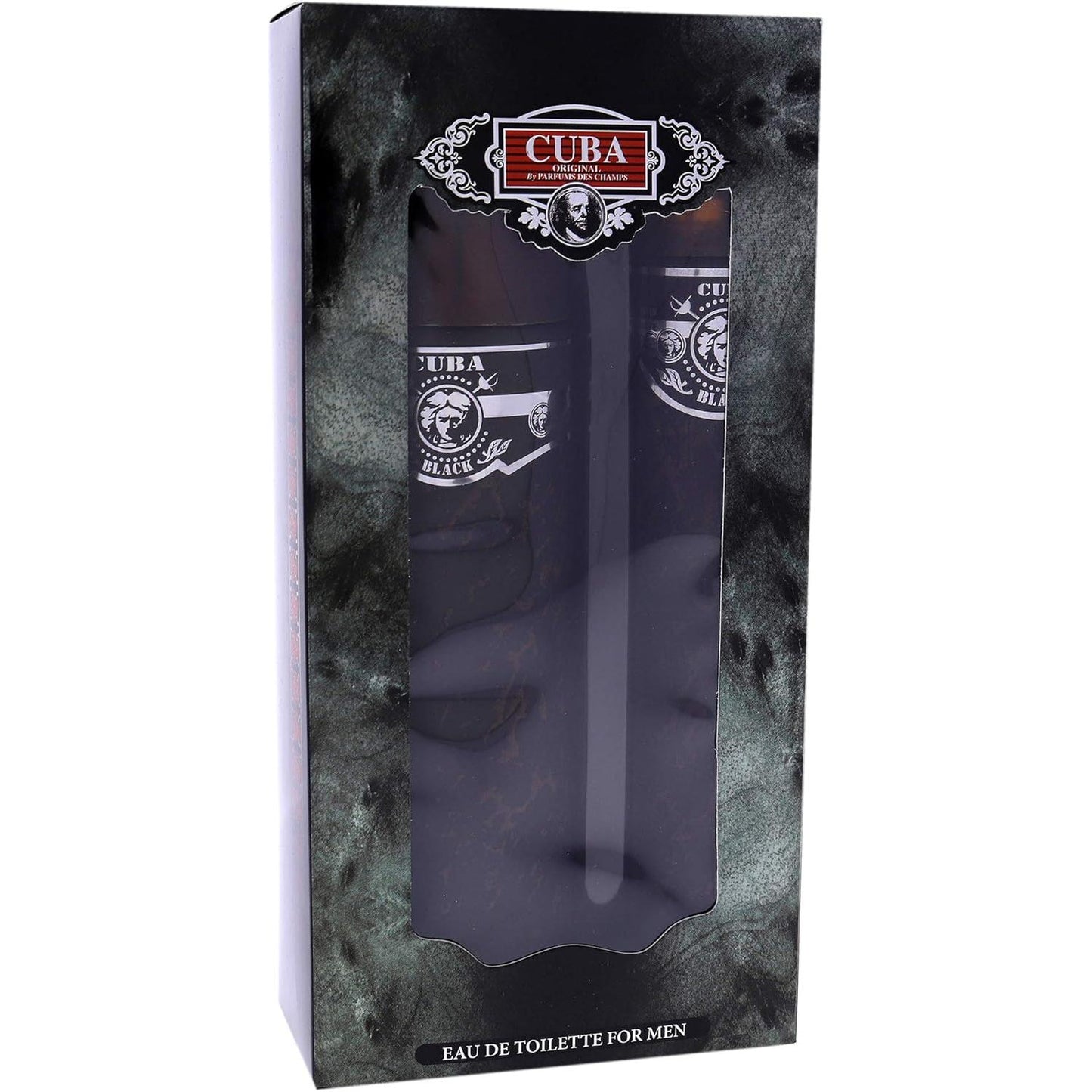 Set Cuba Black Des Champs 2 Pz (perfume 100 ml + cigar 35 ml) - Hombre