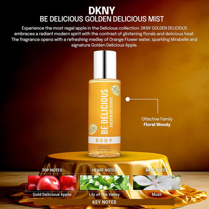 Be Delicious Golden Dkny 250Ml Body Mist Spray - Mujer