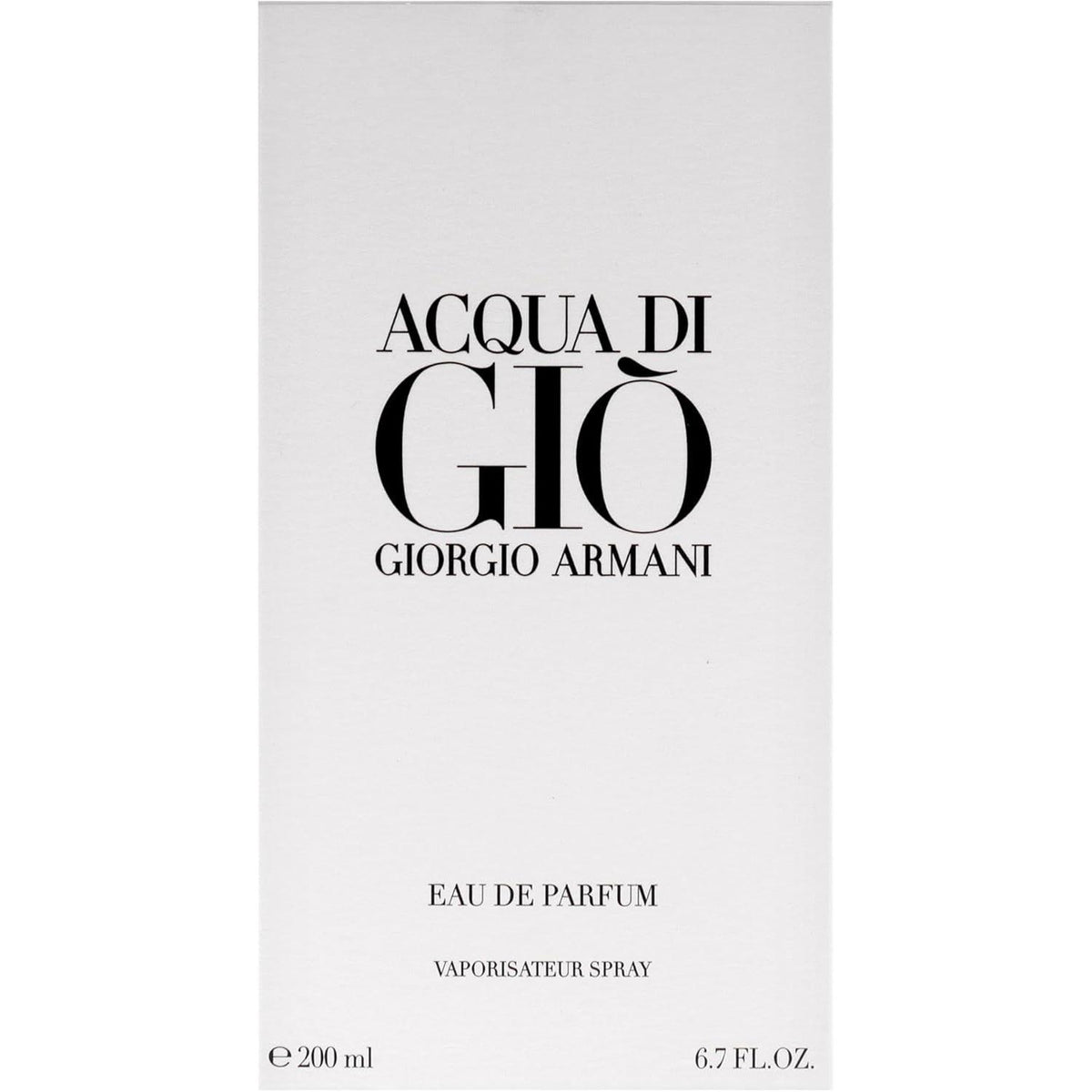 Acqua Di Gio Giorgio Armani 200 ml Edp Spray - Hombre