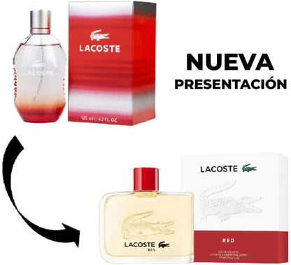 Lacoste Red 125 Ml Edt Spray Lacoste - Hombre