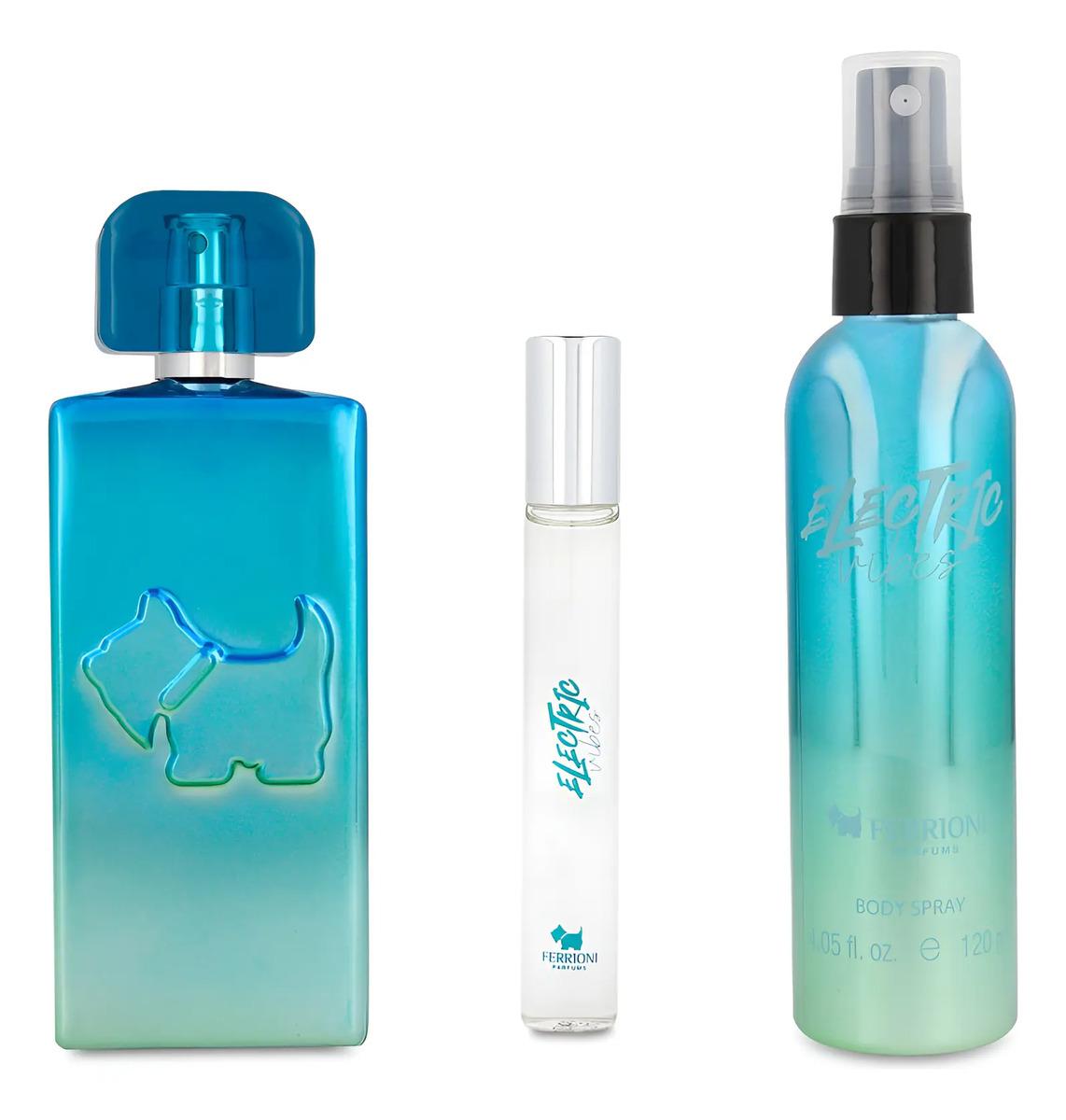 Ferrioni Set Ferrioni Electric Vibes 3Pz 100Ml Edt Spray - Hombre