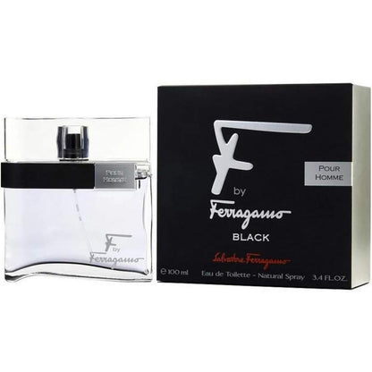 F By Ferragamo Black Caballero Salvatore Ferragamo 100 ml Edt Spray - Hombre