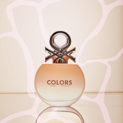 Set Benetton Colors Rose 2Pz 80Ml Edt Spray - Mujer