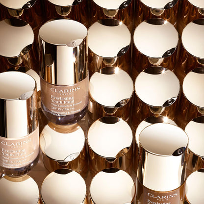 Clarins Base Liquida Everlasting Youth Fluid Illuminating & Firming Foundation Spf15 -110 Honey 30Ml - Mujer