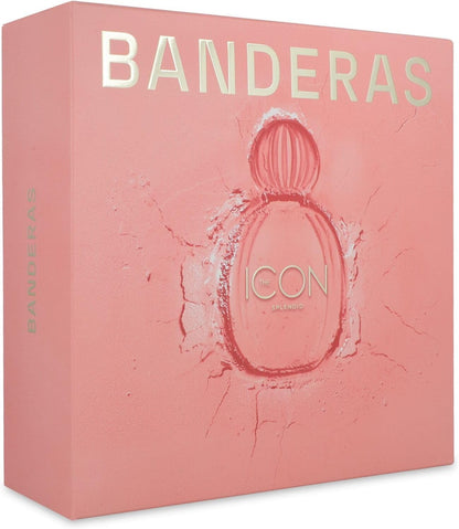 Set Banderas The Icon Splendid 2Pzs 100Ml Edp Spray/ Desodorante 150Ml Spray - Mujer