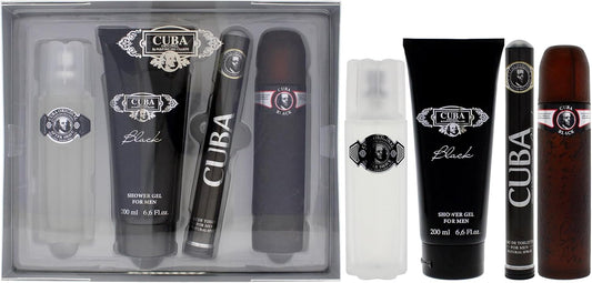 Set Cuba Black Caballero Des Champs 4 Pz - Hombre
