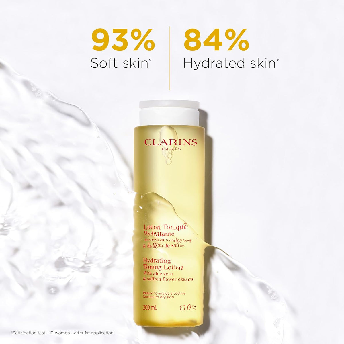 Clarins Hydrating Toning Lotion -Amarillo 200 Ml - Mujer