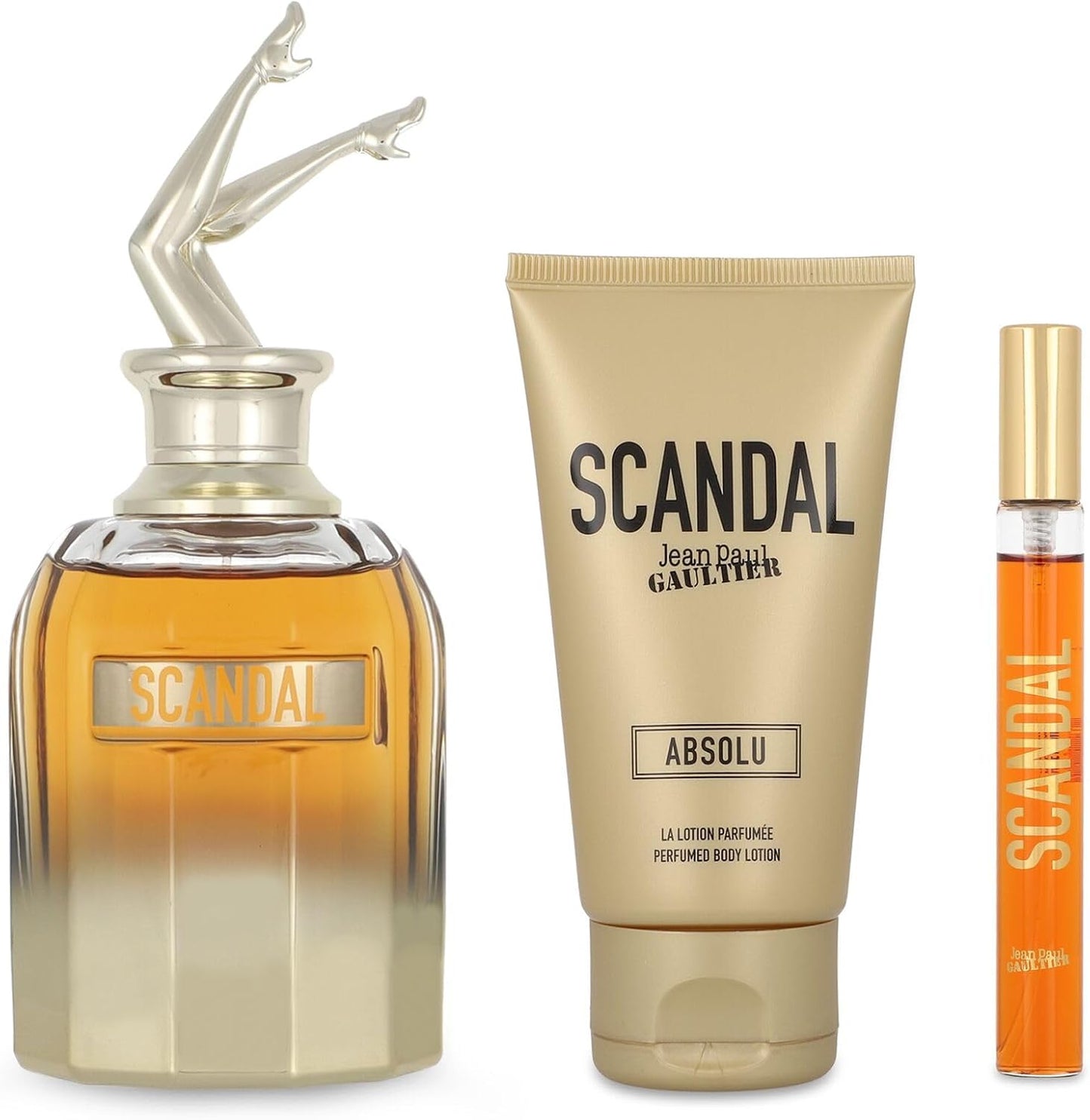 Set Jean Paul Gaultier Scandal Absolu 3Pzs 80Ml Edp Spray/ Body Lotion 75Ml/ 10Ml Edp Spray - Mujer