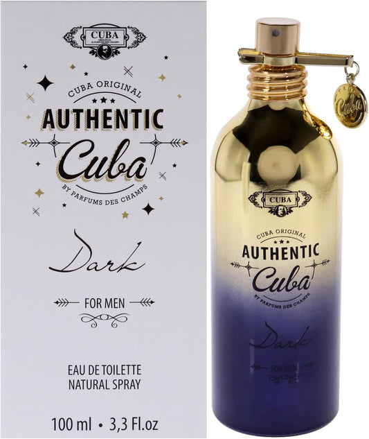 Authentic Cuba Dark Caballero Des Champs 100 ml Edt Spray - Hombre