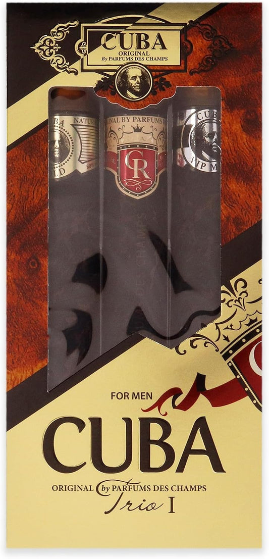 Set Cuba Trio I For Men Caballero Des Champs 3 Pz - PriceOnLine