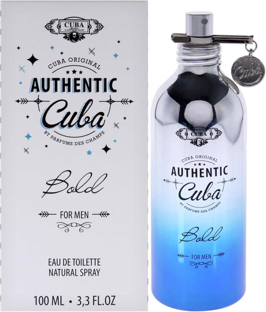 Authentic Cuba Bold Caballero Des Champs 100 ml Edt Spray - Hombre