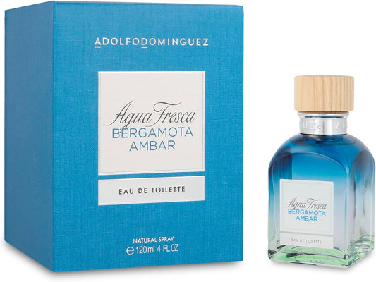 Agua Fresca Bergamota Ambar Caballero Adolfo Dominguez 120 ml Edt Spray - Hombre