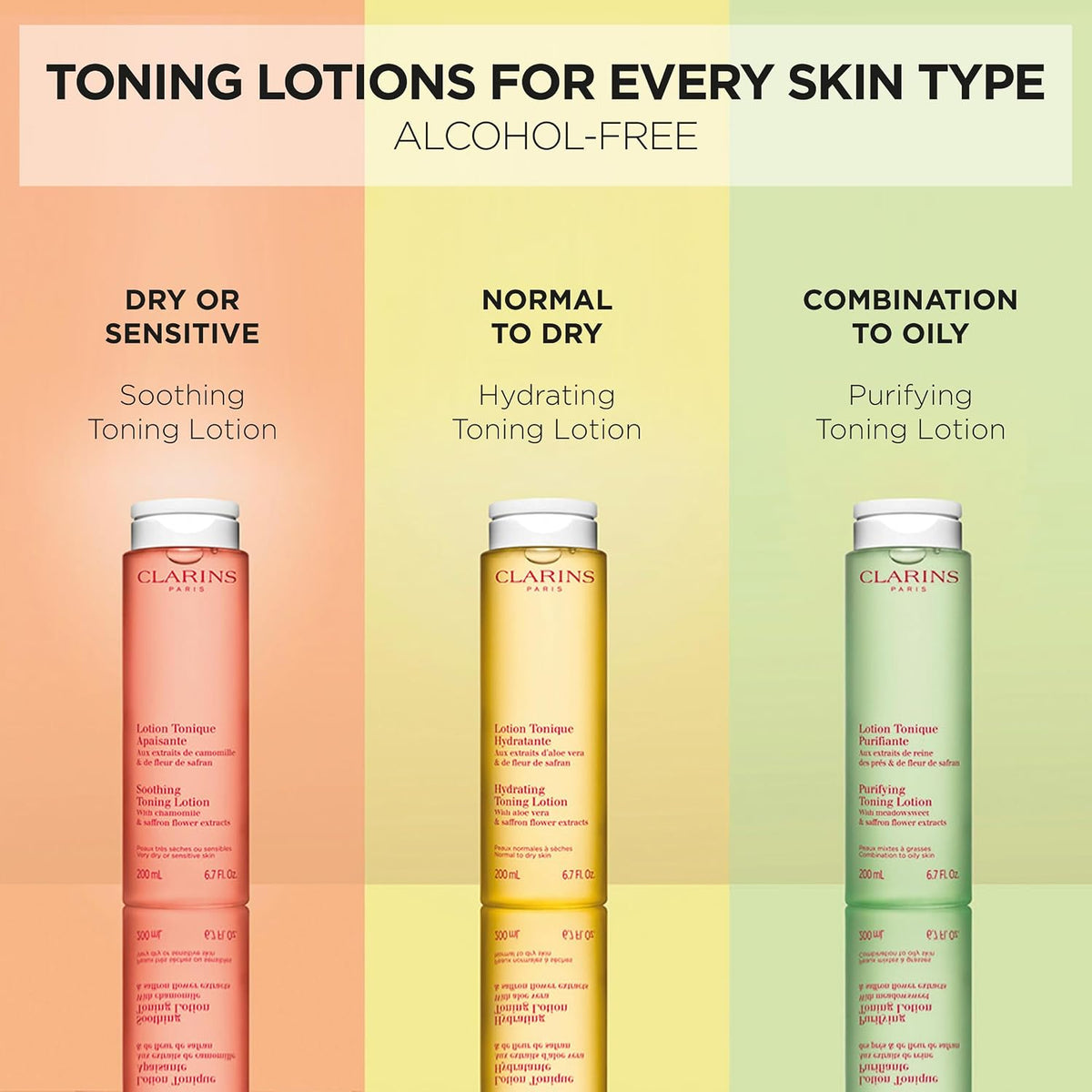 Clarins Hydrating Toning Lotion -Amarillo 200 Ml - Mujer