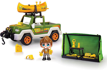 Pinypon Rescate Action Wild Life Pick Up Con Canoa Famosa
