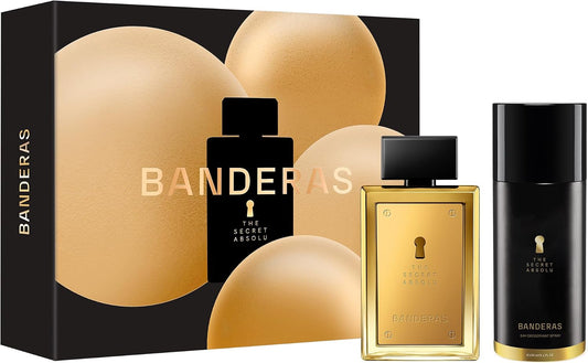 Banderas Set Banderas The Secret Absolu 2Pzs 100Ml Edp Spray/ Desodorante 150Ml Spray  Hombre
