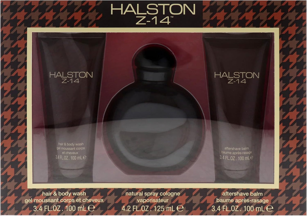 Set Halston Z-14 3Pzs 125Ml Edc Spray/ After Shave 100Ml/ Body Wash 100Ml - Hombre