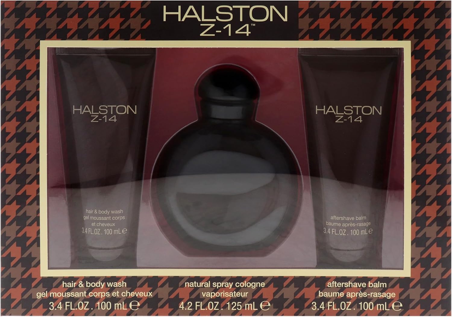 Set Halston Z-14 3Pzs 125Ml Edc Spray/ After Shave 100Ml/ Body Wash 100Ml - Hombre