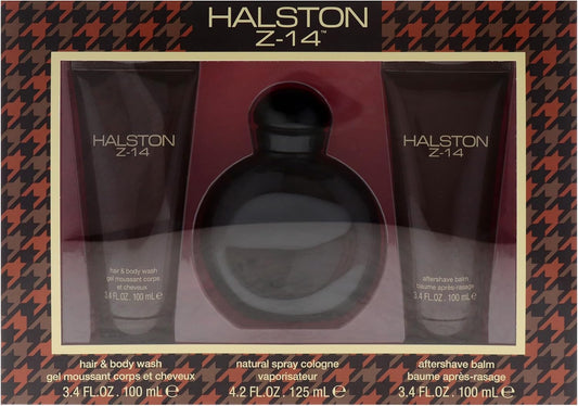 Set Halston Z-14 3Pzs 125Ml Edc Spray/ After Shave 100Ml/ Body Wash 100Ml - Hombre