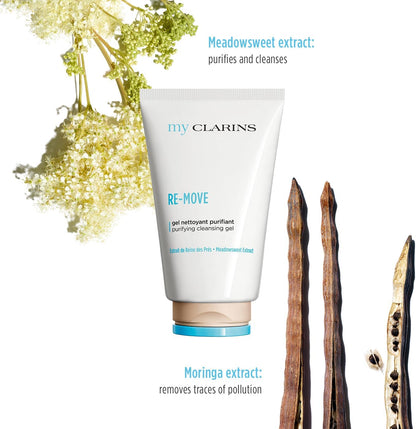 Gel Dermolimpiador My Clarins Re-Move Purifying Clensing Gel - 125Ml - Mujer