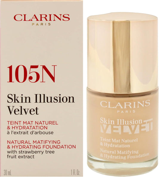 Base Liquida Skin Illusion Velvet -105N 30Ml - Mujer