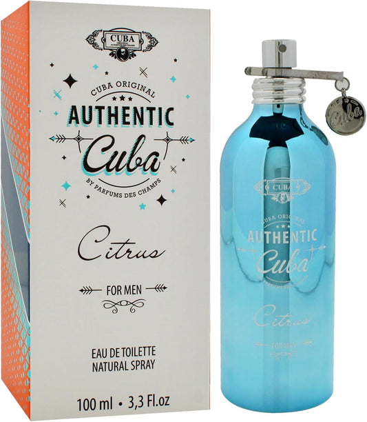 Cuba Authentic Citrus 100Ml Edt Spray - Hombre