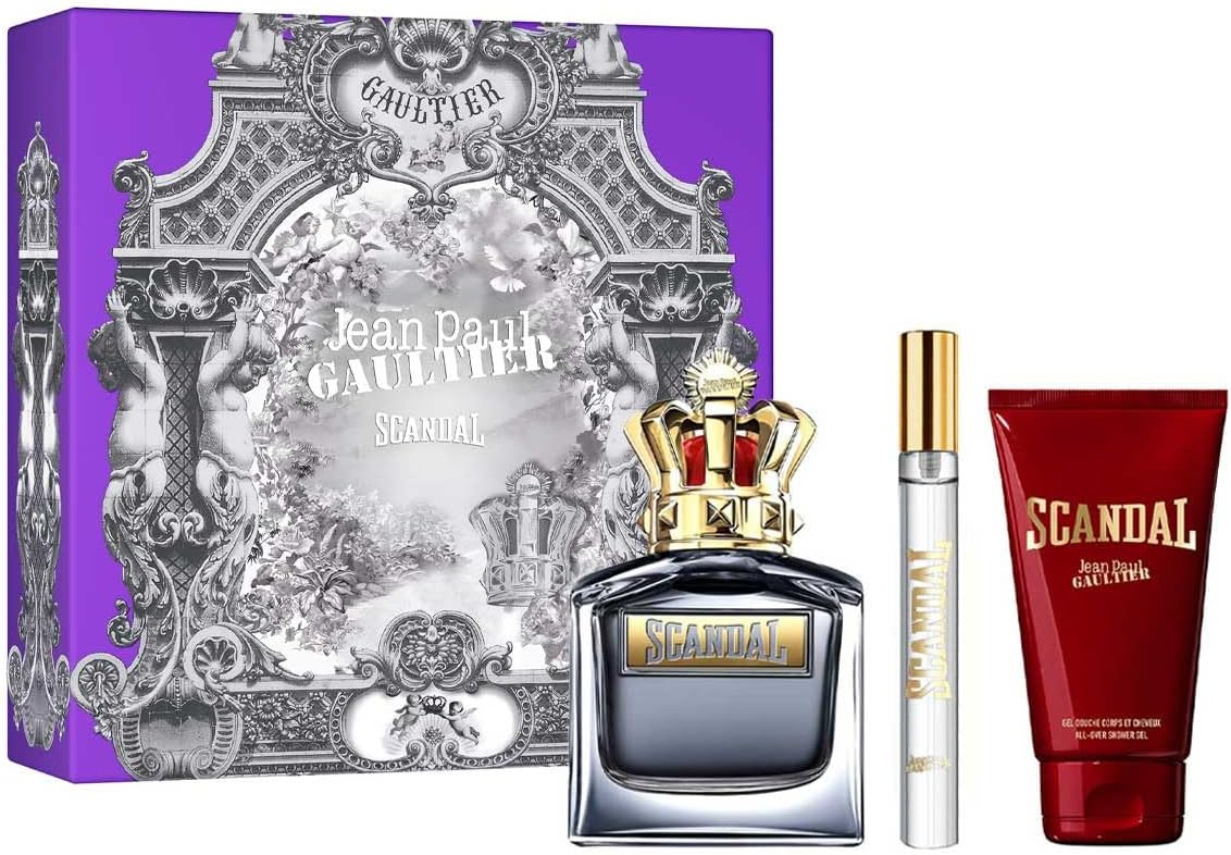 Set Scandal Men 3Pz 100Ml Edt Spray 10Ml Edt Spray - Hombre