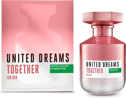 United Dreams Together For Her Dama Benetton 80 ml Edt Spray - Mujer