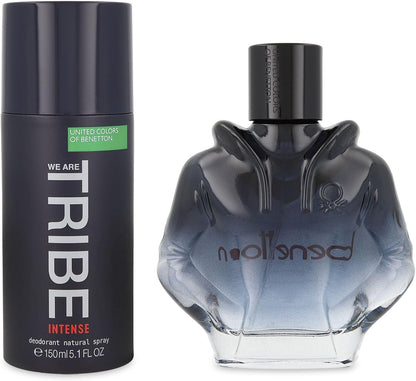 Set Benetton We Are Tribe Intense 2Pzs 90Ml Edp Spray/ Desodorante 150Ml Spray - Hombre
