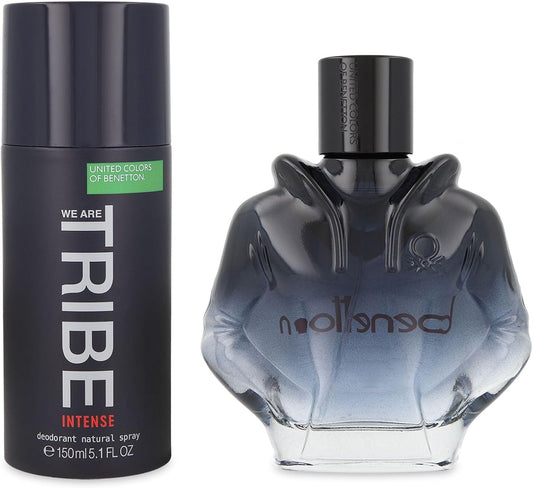 Set Benetton We Are Tribe Intense 2Pzs 90Ml Edp Spray/ Desodorante 150Ml Spray - Hombre