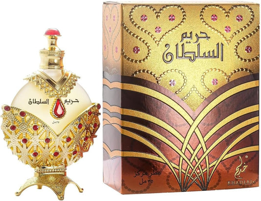Hareem Al Sultan Gold Dama Khadlaj 35 ml Concentrated Oil Perfume - Mujer