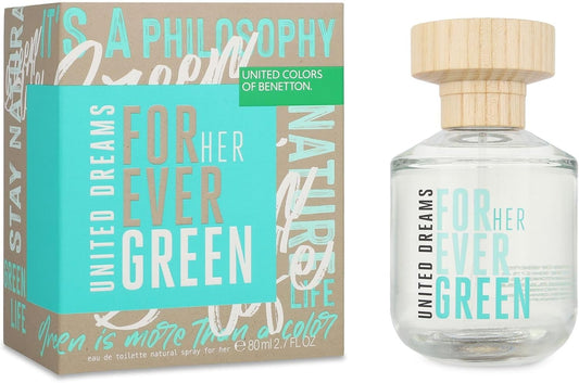 Benetton Forever Green 80Ml Edt Spray - Mujer