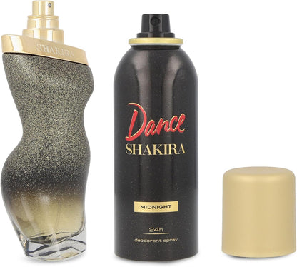 Set Shakira Dance Midnight 2Pz 80Ml Edt Spray - Mujer