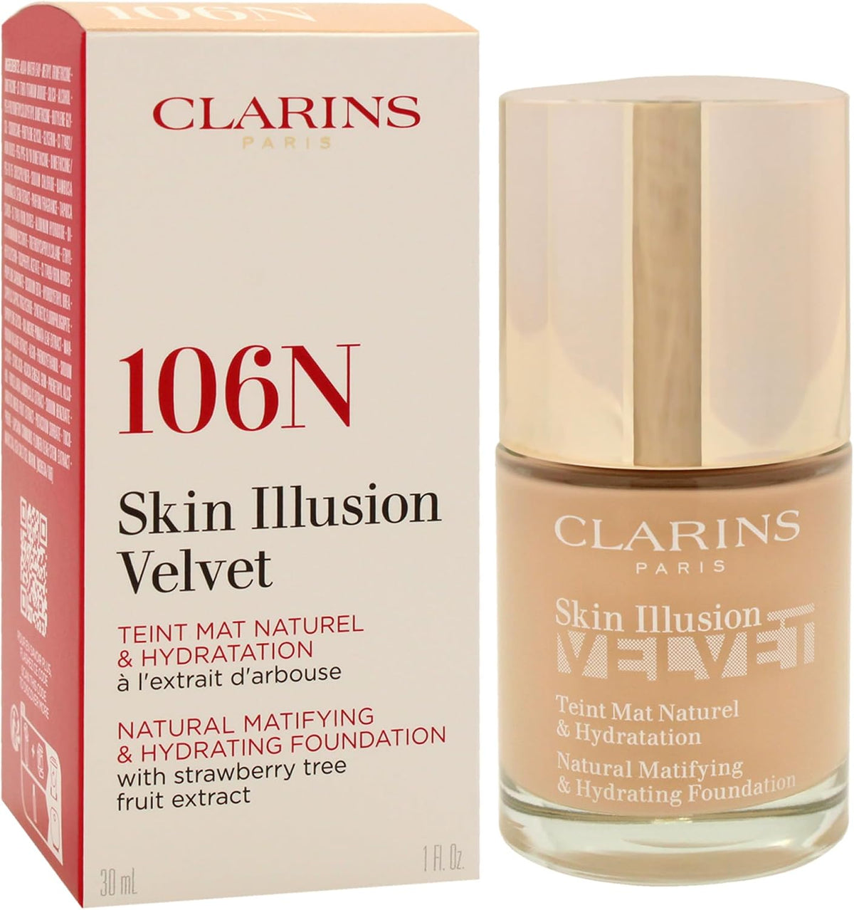 Base Liquida Skin Illusion Velvet -106N 30Ml - Mujer
