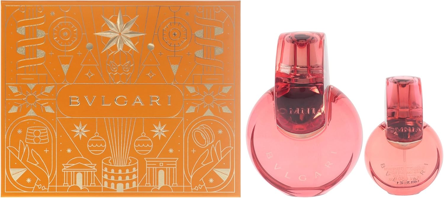 Set Bvlgari Omnia Coral 2Pzs 100Ml Edt Spray/ 15Ml Edt Spray - Mujer