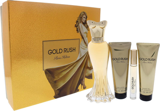 Set Gold Rush Dama Paris Hilton 4 Pz - PriceOnLine | Perfumes y Fragancias PriceOnLine
