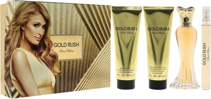 Set Gold Rush Paris Hilton 4 Pz 100Ml Edp Spray - Mujer